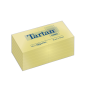 Pack Tartan de 12 blocs de 100 notes autocollantes repositionnables - 76 x 76 mm - 100 % PEFC - Jaune clair