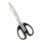 Ciseaux Rapesco Essential en acier inoxydable 21 cm - Poignées ergonomiques - Convient aux droitiers et aux gauchers - Noir