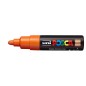 LOT de 6 Posca PC-7M Marqueur peinture - Pointe ogive 4,5-5,5 mm - Encre à base d'eau - Résistant à la lumière - Couleur orange