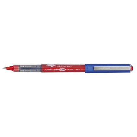 Stylo encre liquide Uni-ball Eye Ocean Care rouge 0,5mm x12

