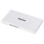 Lecteur de cartes Hama - CompactFlash - Compatible SD et micro-SD - Connexion USB-A - 90,3 x 9 x 50,3 mm - Blanc