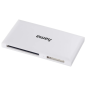 Lecteur de cartes Hama - CompactFlash - Compatible SD et micro-SD - Connexion USB-A - 90,3 x 9 x 50,3 mm - Blanc
