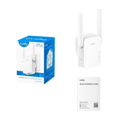 Répéteur/amplificateur Wi-Fi 6 Mesh Cudy AX1500 - Jusqu'à 30 appareils connectés - Portée jusqu'à 150 m - Double bande jusqu'à
