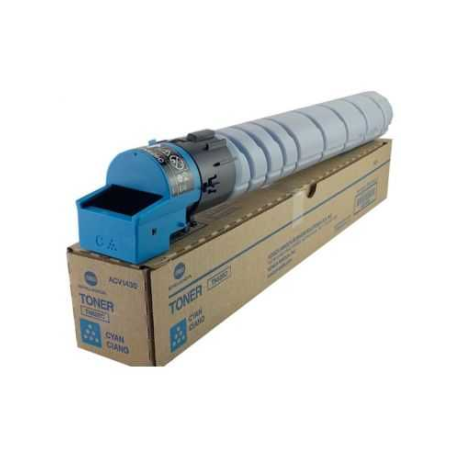 cartouche de toner cyan embout bleu