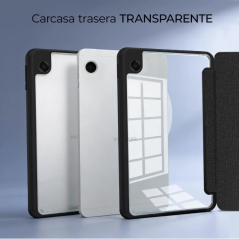 Étui Subblim transparent antichoc pour Samsung Galaxy Tab A11 8,7" - Antichoc - Fonction support - Noir