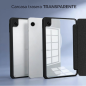 Étui Subblim transparent antichoc pour Samsung Galaxy Tab A11 8,7" - Antichoc - Fonction support - Noir