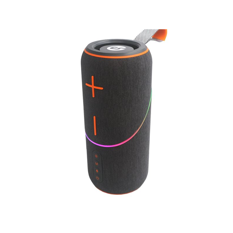 Enceinte Bluetooth sans fil Coolsound Rainbow Beat 20 W - Jusqu'à 3 heures d'autonomie - Entrées USB, microSD et auxiliaire