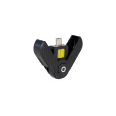 Lecteur de cartes à puce et de DNI Tooq - USB-C - Compatible avec DNI 4.0 et document d'identité portugais - Noir