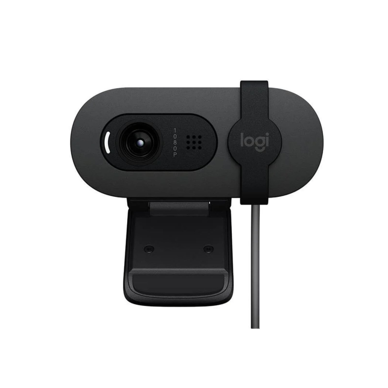 Webcam Logitech Brio 105 Full HD - 2 mégapixels - Antireflet - Couleur graphite