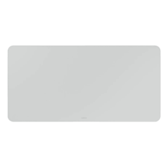 Sous-main Leitz grand format 80 x 40 cm - Épaisseur 2 mm - Antidérapant - Imperméable - Gris