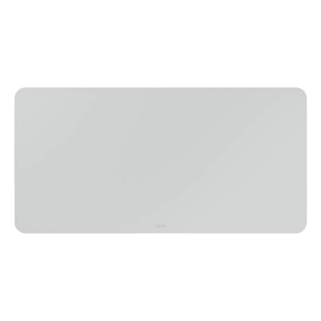 Sous-main Leitz grand format 80 x 40 cm - Épaisseur 2 mm - Antidérapant - Imperméable - Gris
