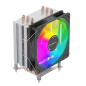 Refroidisseur de processeur Unykach Unycool H60 ARGB - Multisocket universel - Ventilateur 120 mm - Noir