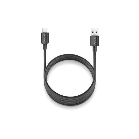 Câble USB-C vers USB-A NGS ZYRO-AC - Charge rapide - 480 Mbit/s - 15 W - 1 mètre - Noir