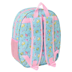 Sac à dos Safta Disney Princess 3D 8,64 L - Porte-bouteille - Porte-carte d'identité - Bretelles rembourrées - 27 x 33 x 10 cm