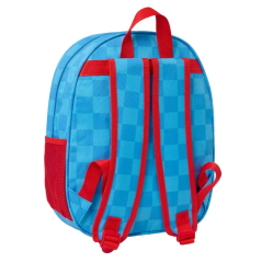 Sac à dos Safta Mickey Mouse 8,64 L 3D - Porte-bouteille - Porte-carte d'identité - Bretelles rembourrées - 27 x 33 x 10 cm