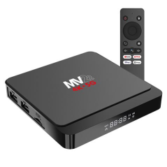 Mini PC Smart TV Muvip MV22 4K 5G - Android 14 - Quad Core - 2 Go RAM - 16 Go - Couleur noire