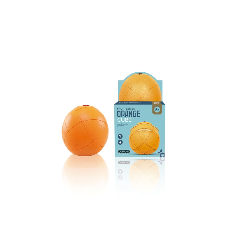 Comansi Fruitcube Orange Puzzle - Inspiré des fruits - Jeu de logique - Jeu éducatif