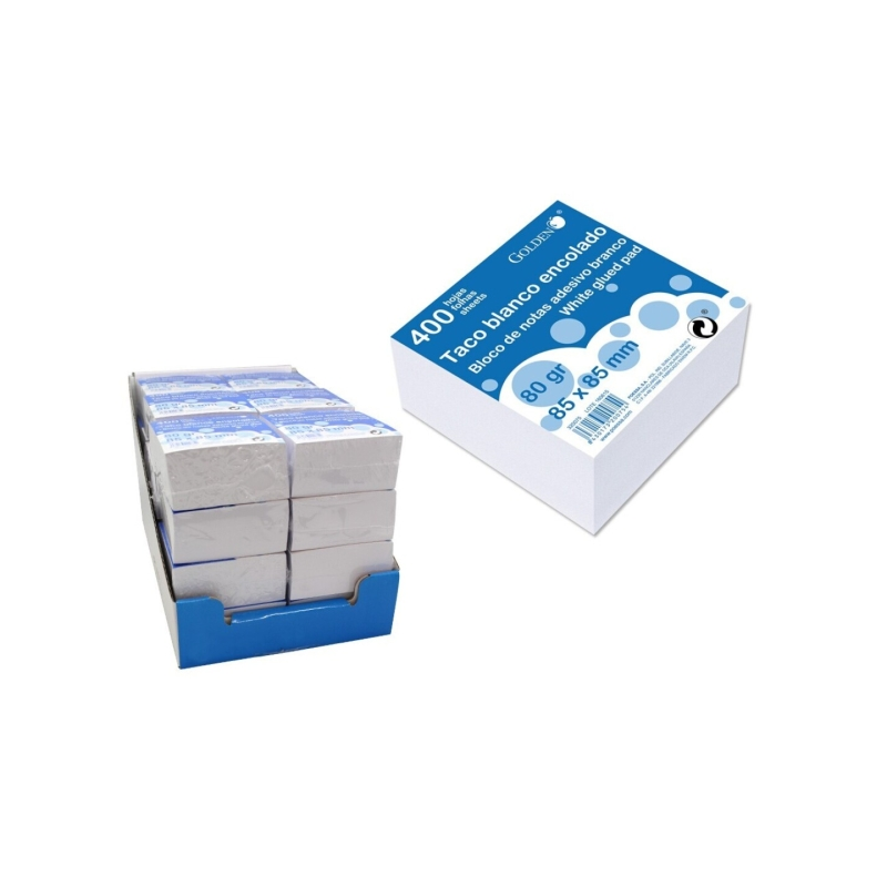 Billet de 400 billets Bismark Taco collé 85 x 85 mm - Blanc