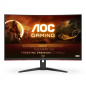 Moniteur AOC G4 31,5" incurvé 1500R LED VA FullHD 240 Hz - FreeSync Premium - Temps de réponse 1 ms - Angle de vision 178°