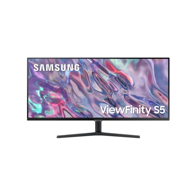 Écran Samsung ViewFinity S5 34" LED UWQHD 100Hz HDR10 - Réponse 5 ms - Angle de vision 178° - HDMI, Displayport - VESA 100x100mm