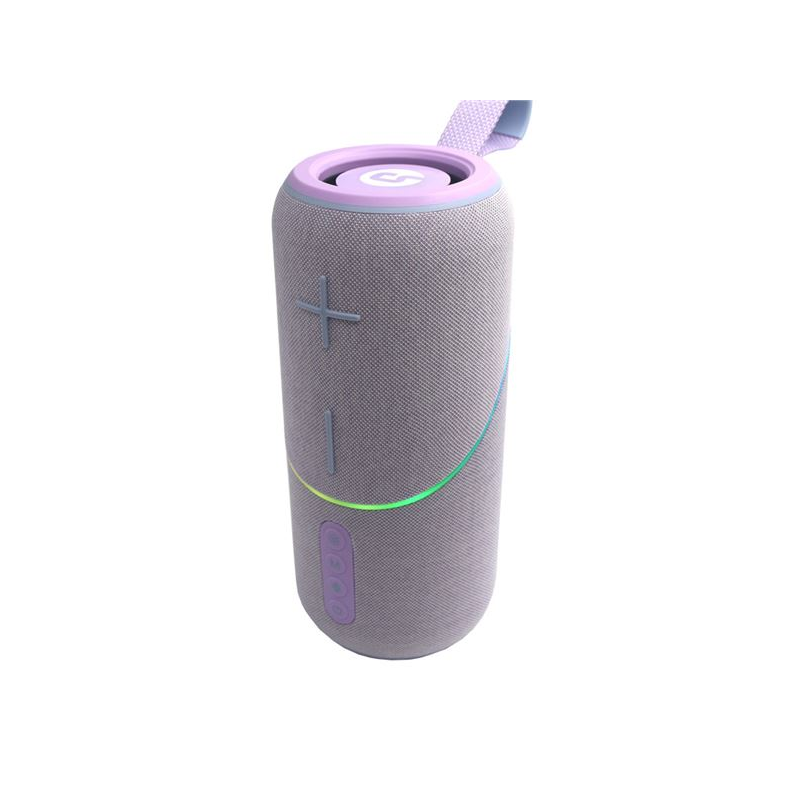 Enceinte Bluetooth sans fil Coolsound Rainbow Beat 20 W - Jusqu'à 3 heures d'autonomie - Entrées USB, microSD et auxiliaire