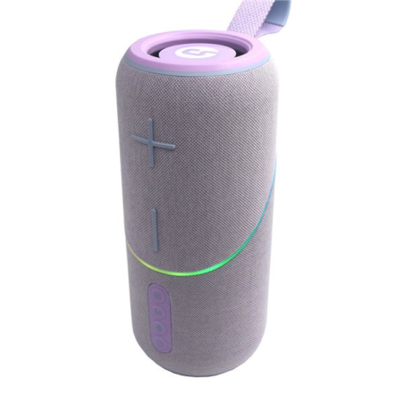 Enceinte Bluetooth sans fil Coolsound Rainbow Beat 20 W - Jusqu'à 3 heures d'autonomie - Entrées USB, microSD et auxiliaire