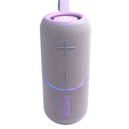 Enceinte Bluetooth sans fil Coolsound Rainbow Beat 20 W - Jusqu'à 3 heures d'autonomie - Entrées USB, microSD et auxiliaire