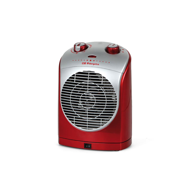 Radiateur soufflant Orbegozo FH 5025 - Puissance 2200 W - Oscillant - Base antidérapante - Témoin lumineux - Protection contre