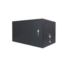 Armoire murale de sécurité WP RWS-06504-B 6U - Portes coulissantes - Antivol classe RC4 - 560 x 400 x 400 mm - Noir