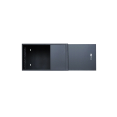 Armoire murale de sécurité WP RWS-06504-B 6U - Portes coulissantes - Antivol classe RC4 - 560 x 400 x 400 mm - Noir