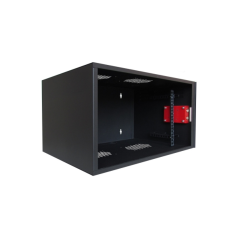 Armoire murale de sécurité WP RWS-06504-B 6U - Portes coulissantes - Antivol classe RC4 - 560 x 400 x 400 mm - Noir