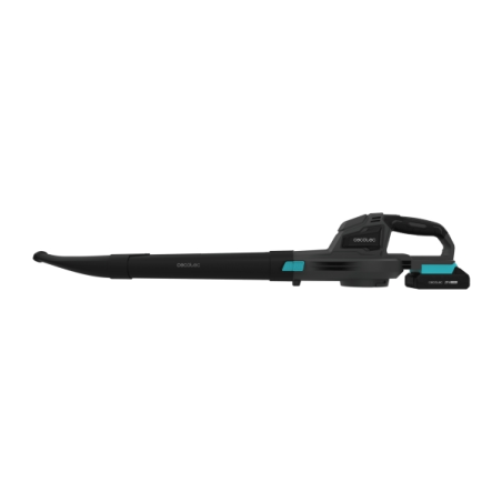 Souffleur de feuilles sans fil Cecotec AirForce 2500 Agile - Batterie 21 V 2 Ah - Plusieurs vitesses - Accessoires inclus