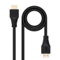 Câble Nanocable HDMI V1.4 CCS - A/MA/M - 5 mètres - Noir