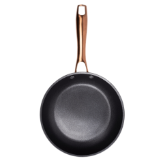 Poêle à frire Cecotec Polka Fantasy Golden 24 cm en aluminium forgé - Poignée rivetée en acier inoxydable - Antiadhésive