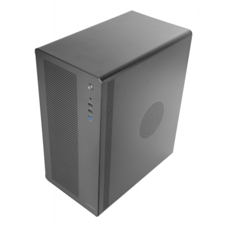 Boîtier mini-tour Tacens Aerom Micro ATX/Mini ITX - Ventilateur ultra-silencieux de 120 mm - Panneau avant et latéral en maille