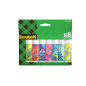Lot de 8 bâtons de colle solide Scotch - 8 g par unité - Couleur transparente