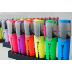 Lot de 6 marqueurs fluorescents Bismark pointe biseautée