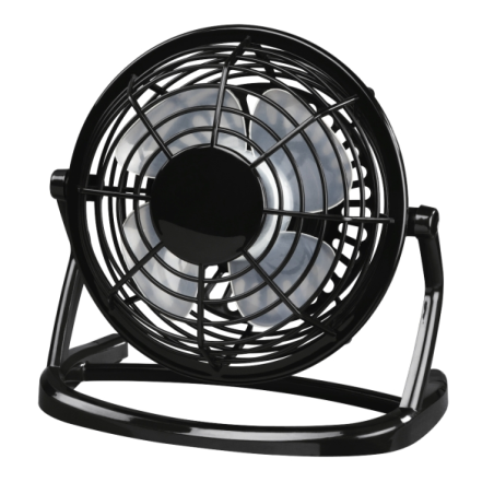 Ventilateur de table USB Hama 10 cm - Câble de 1 m - Noir