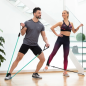 Ensemble de 3 bandes de résistance Innovagoods Tribainer avec accessoires - Résistance ajustable - Guide d'exercices - Portable