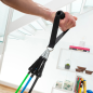 Ensemble de 3 bandes de résistance Innovagoods Tribainer avec accessoires - Résistance ajustable - Guide d'exercices - Portable
