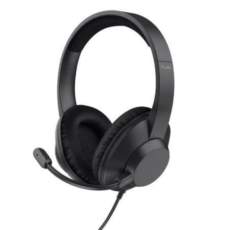 Casque audio USB Trust Ayda Max avec microphone - Arceau rembourré - Réduction de bruit - Câble de 1,80 m