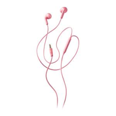 Écouteurs intra-auriculaires NGS CROSS FLIP avec microphone - Jack 3,5 mm - Bouton multifonction - Couleur rose