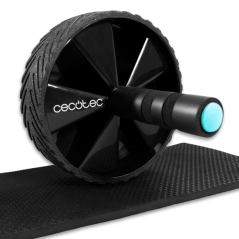 Roue d'entraînement Cecotec DrumFit AB - Supporte jusqu'à 200 kg - Multifonctionnelle - Poignées rembourrées antidérapantes