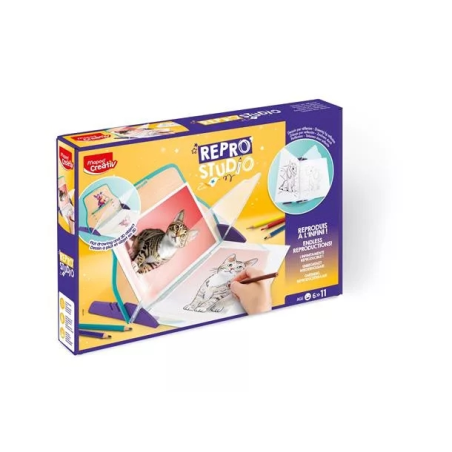 Kit de dessin créatif Maped Repro'Studio, technique de l'image miroir - À partir de 6 ans