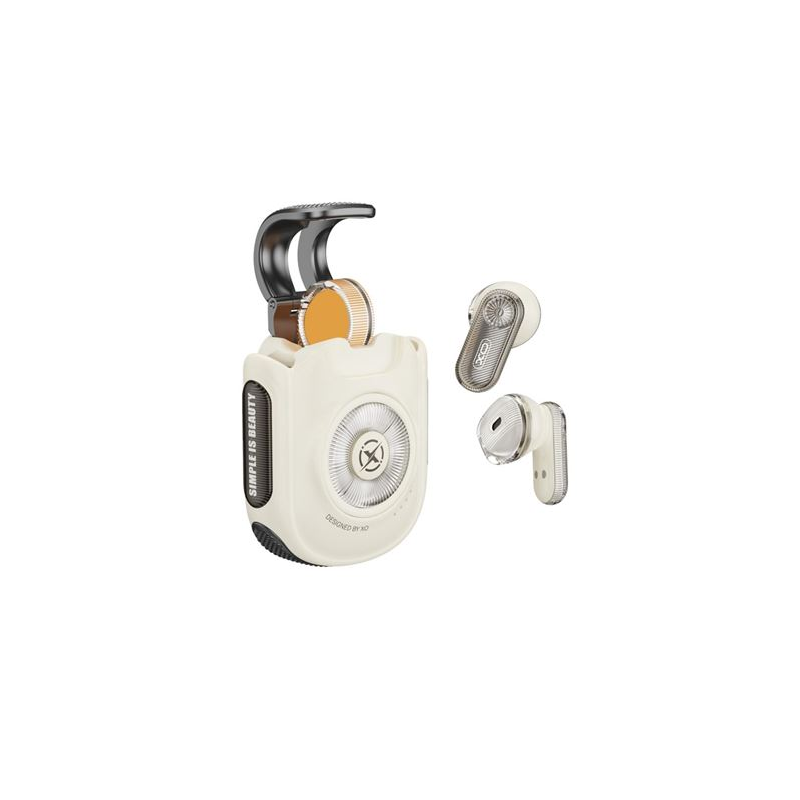 Casque XO G39 - Bluetooth 5.3 - TWS - Réduction du bruit - Télécommande pour vos vidéos et photos - Blanc