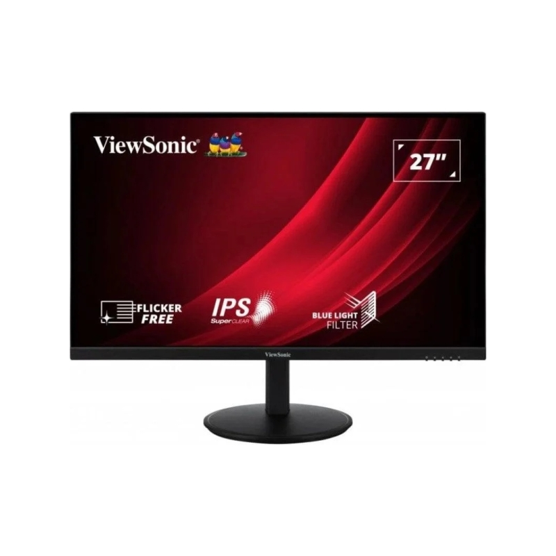 Moniteur ViewSonic VG2709-2K-MHD-2 27" IPS QHD HDR LED - Temps de réponse de 4 ms - Haut-parleurs 5 W - Réglable en hauteur