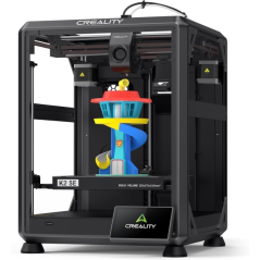 Imprimante 3D ouverte Creality K2 SE Combo - Dimensions : 22 x 21,5 x 24,5 cm - Boîtier en aluminium aérospatial - Interface