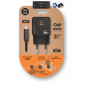Chargeur mural ultra-rapide TechOneTech GaN 20W noir + câble USB-C