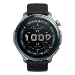 Montre connectée Amazfit Balance 2 avec écran 1,5" - Verre saphir - Étanchéité 10 ATM - Jusqu'à 21 jours d'autonomie - Noir