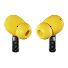 Écouteurs Bluetooth Nothing Ear (a) TWS - Réduction active du bruit - Technologie Clear Voice - Charge rapide - Jaune